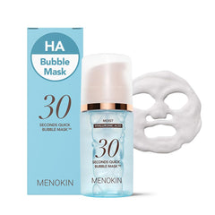 MENOKIN 30 Seconds Bubble Mask tube with foaming action for quick skin refresh