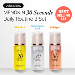 MENOKIN Korean Face Mask micro bubble technology close-up highlights direct absorption