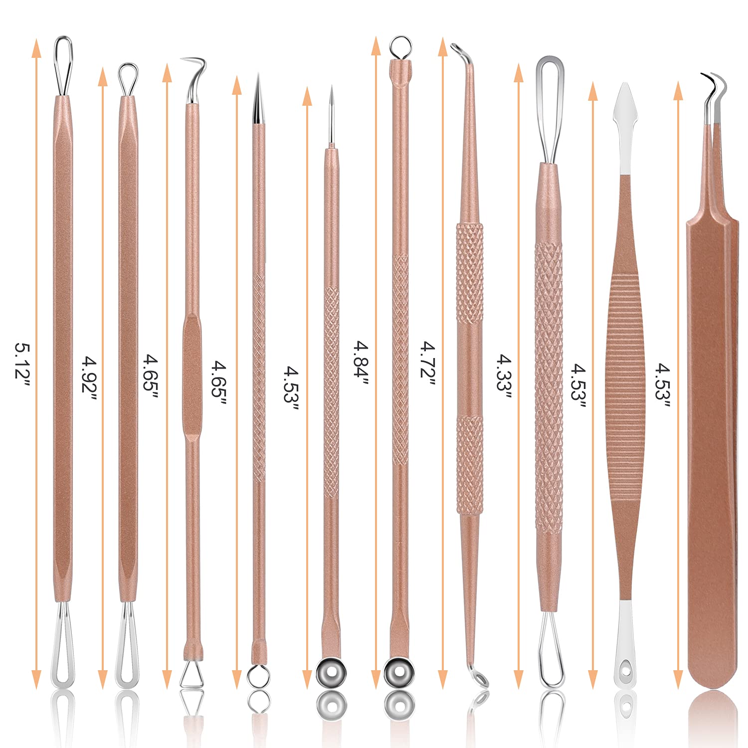 MENOLY blackhead remover tools for precise acne care at home.