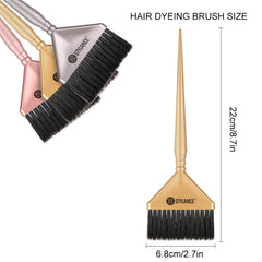 MEN'S GROOMING BARBER PRO 3-piece color tool set rose-gold brush for ergonomic grip.
