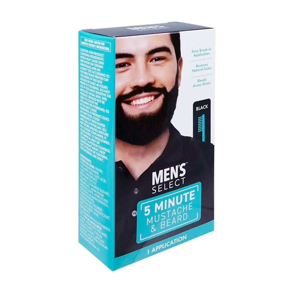 Men's Select gray-coverage before and after demonstration.