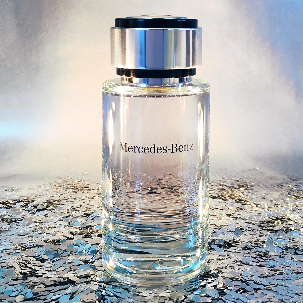 Mercedes-Benz Cologne for Men citrus notes convey fresh daytime energy and versatility.