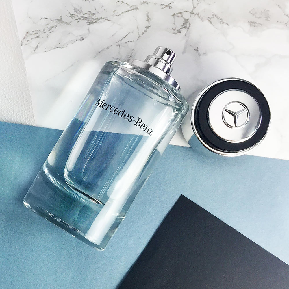Mercedes-Benz Cologne for Men woody base provides refined evening appeal.