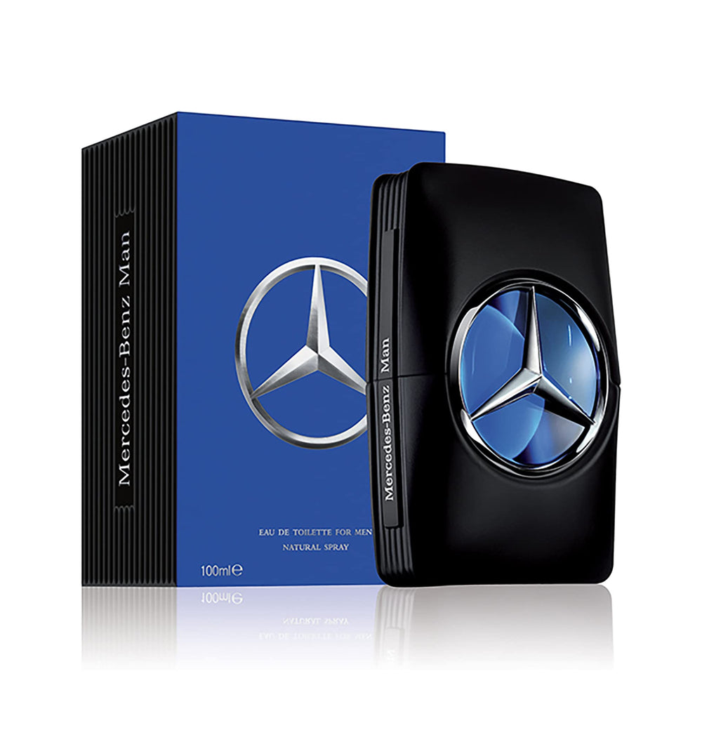 Mercedes-Benz Man bottle front highlights refined design for daily confidence