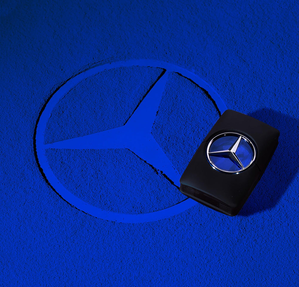 Mercedes-Benz Man cedar and geranium notes profile suggesting refined masculinity.