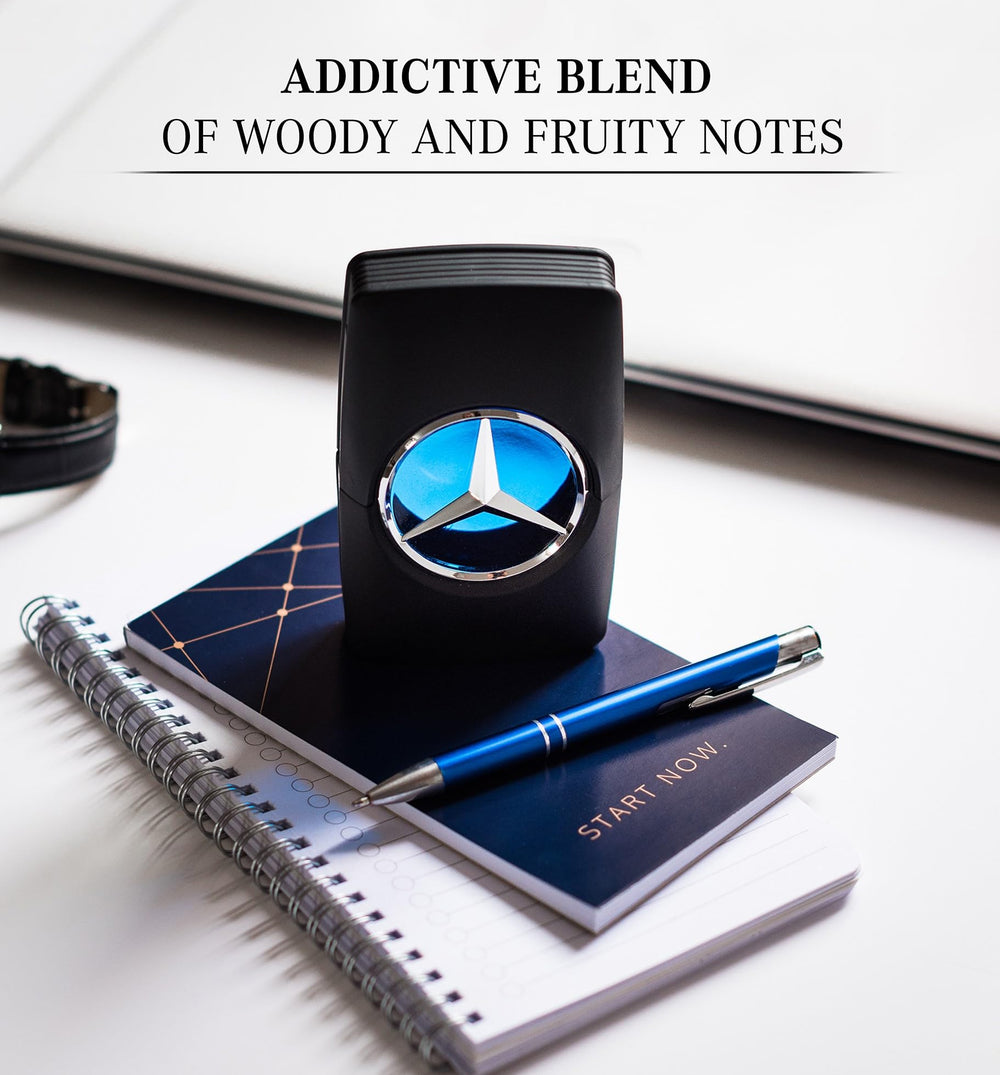 Mercedes-Benz Man packaging box evokes luxury, ideal for a refined gift.