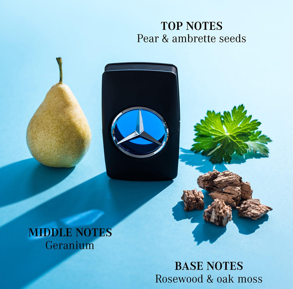 Mercedes-Benz Man spray application captures even distribution for daily use.