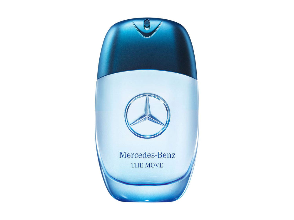 Mercedes-Benz The Move for Men packaging box highlighting premium presentation