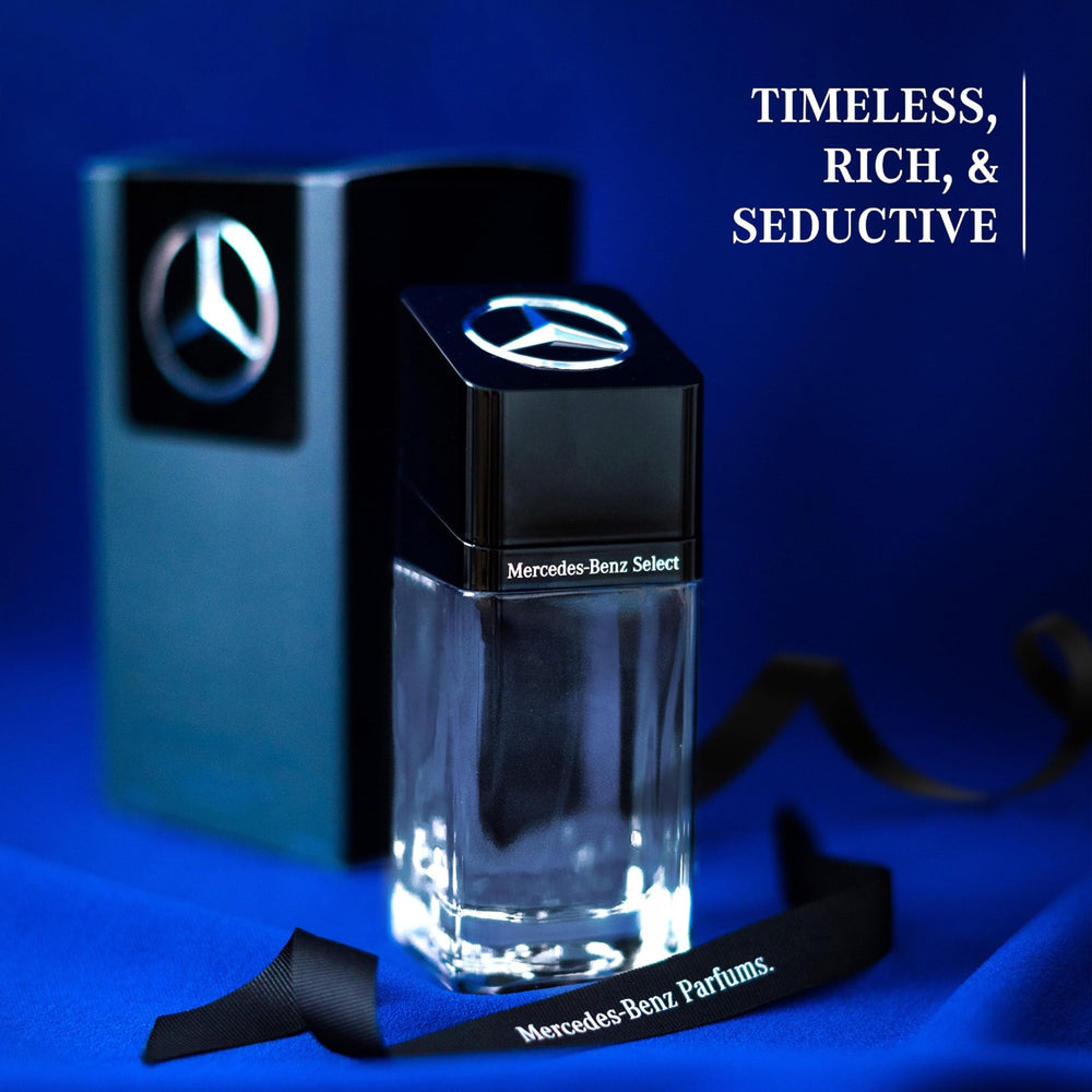 Mercedes-Benz Select 3-4oz bottle for masculine daily wear