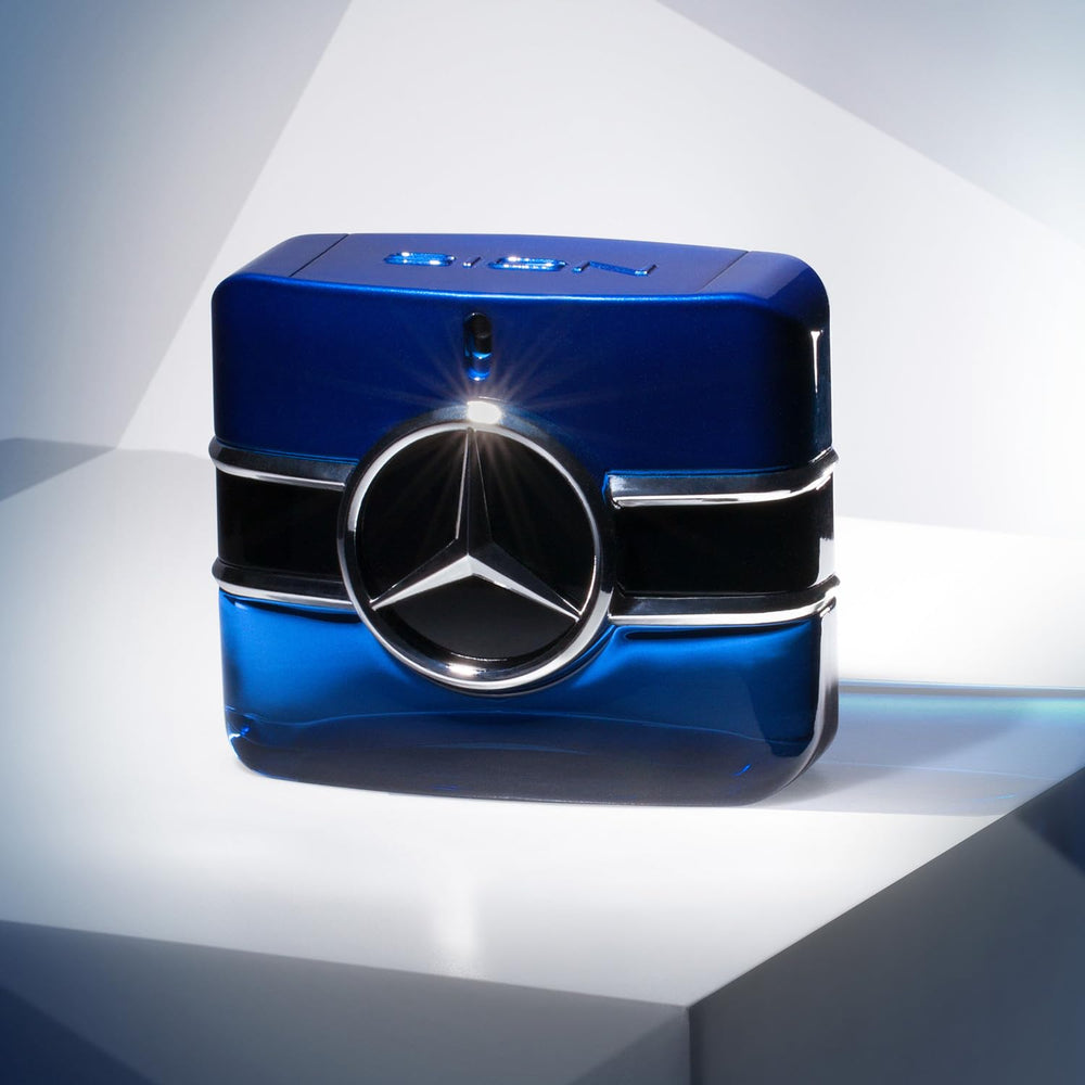 Mercedes-Benz Sign 3.4 oz bottle ready for travel and gifting elegance.
