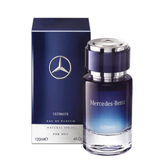 Mercedes-Benz Ultimate bottle front view, luxury daily wear appeal.