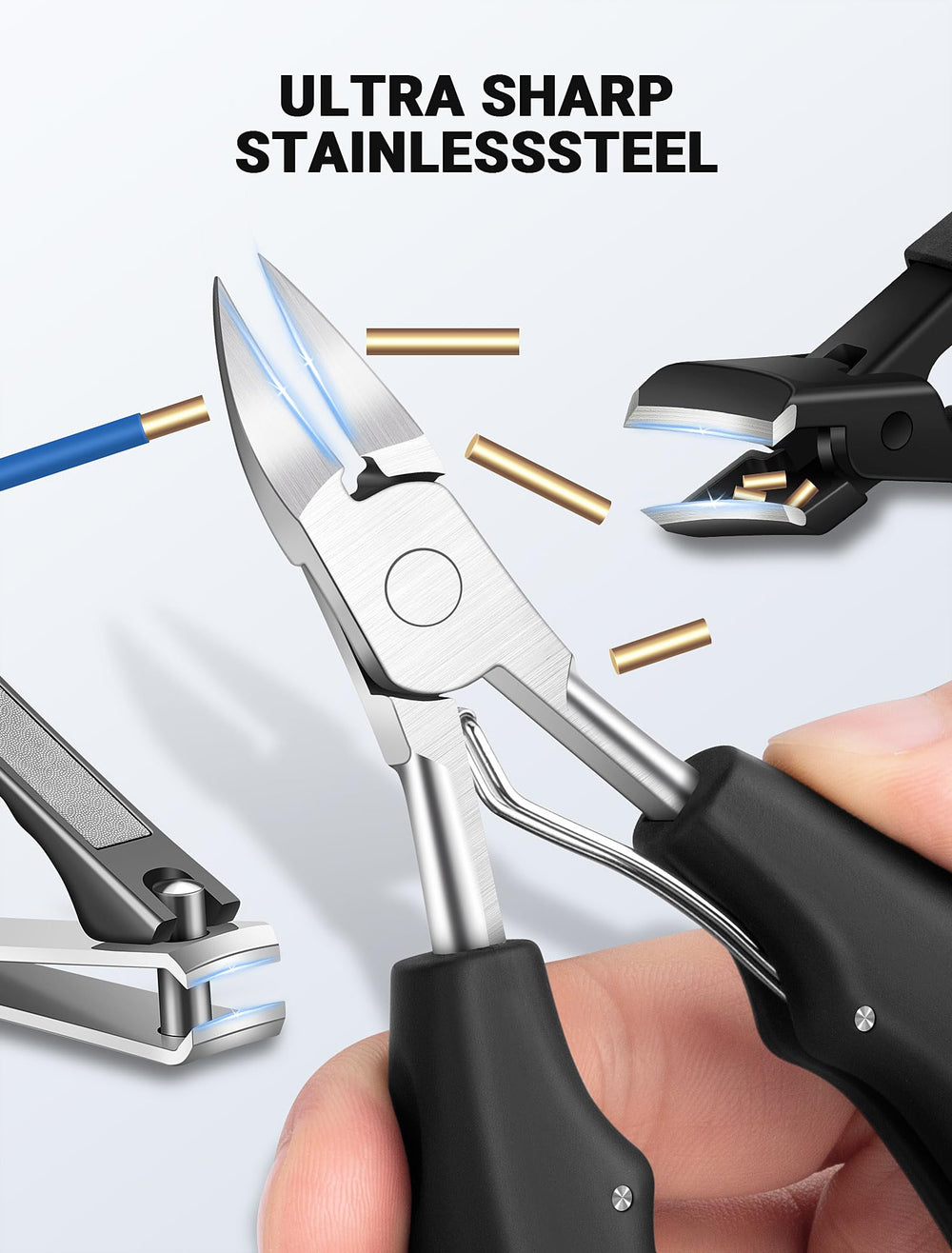 MERDTTES cuticle pusher for safe prep and clean edges.