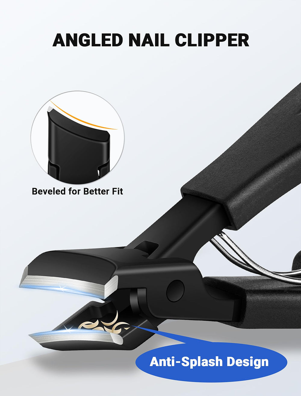 MERDTTES wide-jaw clipper eases thick nails with 37mm opening.