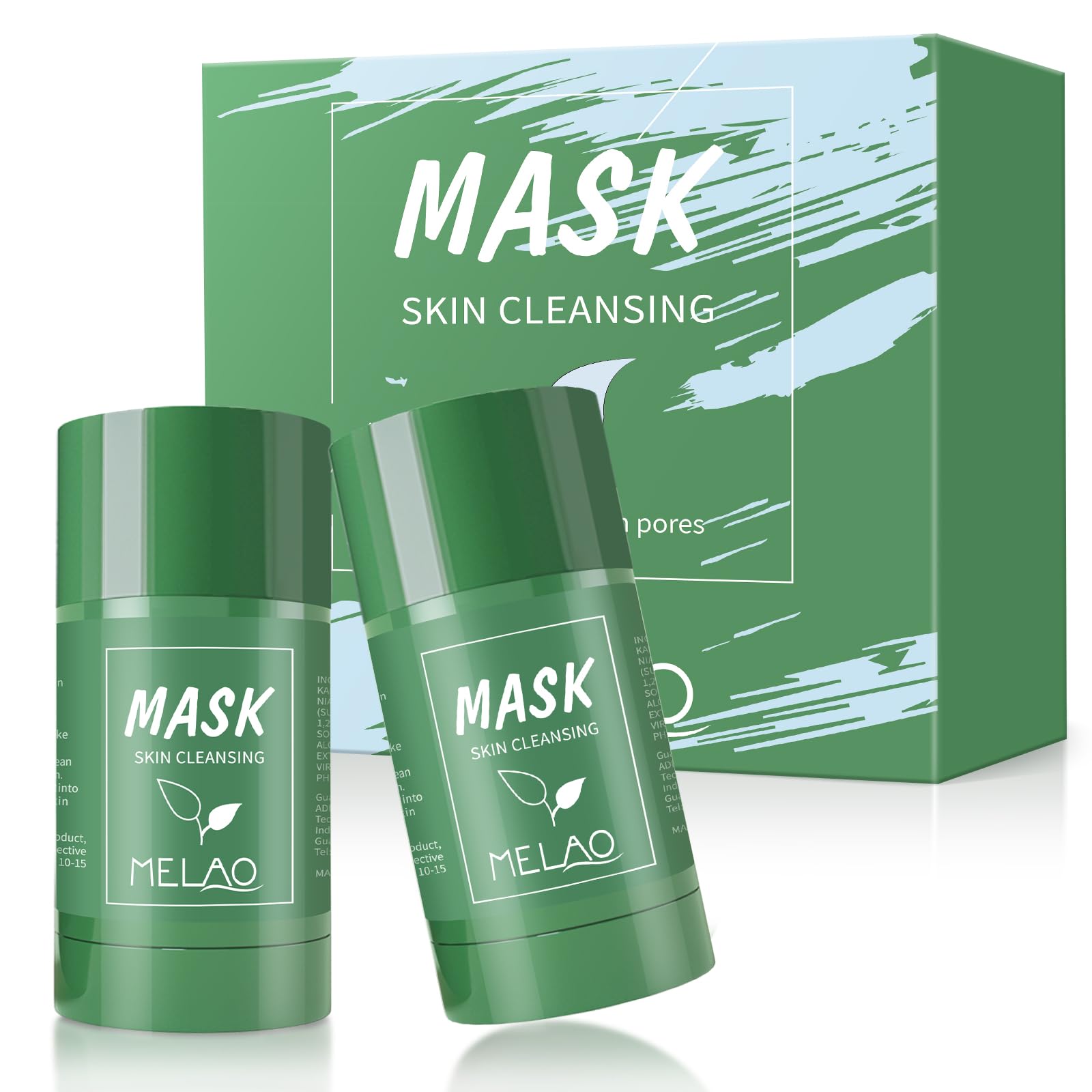 Mererke Pretty green tea clay mask-travel-pack highlights compact duo for on-the-go skincare