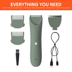 MERIDIAN Slimmer Trimmer adjustable lengths provide tailored grooming for sensitive skin.