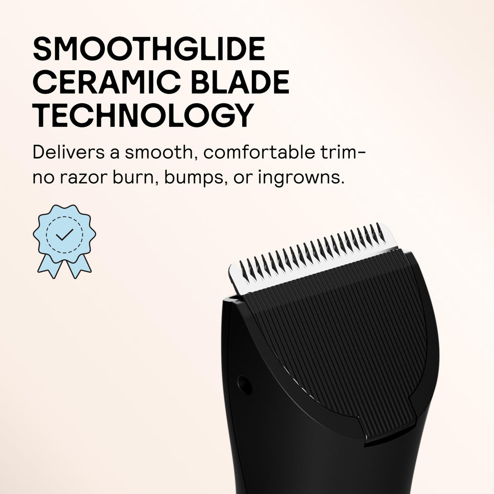 MERIDIAN The Trimmer Original cleaning brush keeps blades clean for hygiene