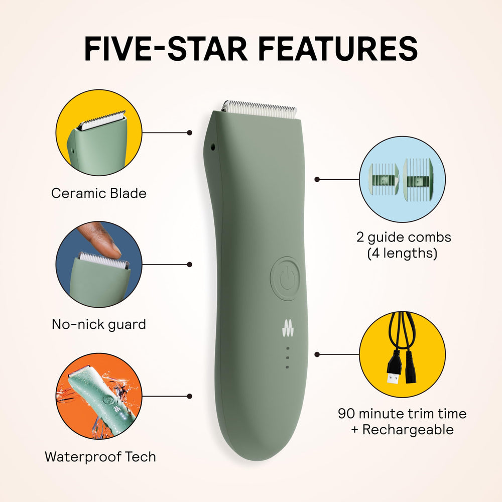 MERIDIAN The Trimmer Original cordless design enables on-the-go grooming