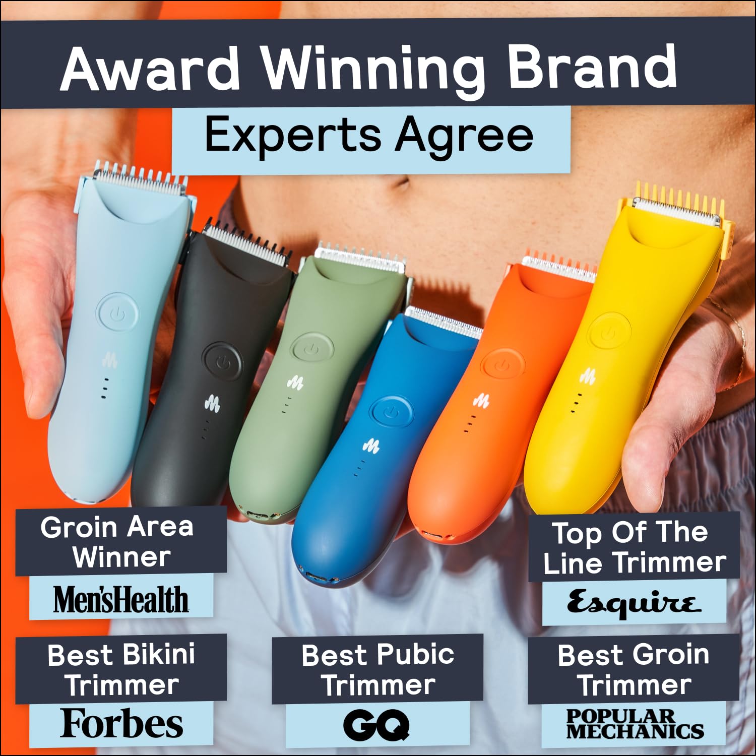 MERIDIAN The Trimmer Plus all-over body-use for flexible grooming routines