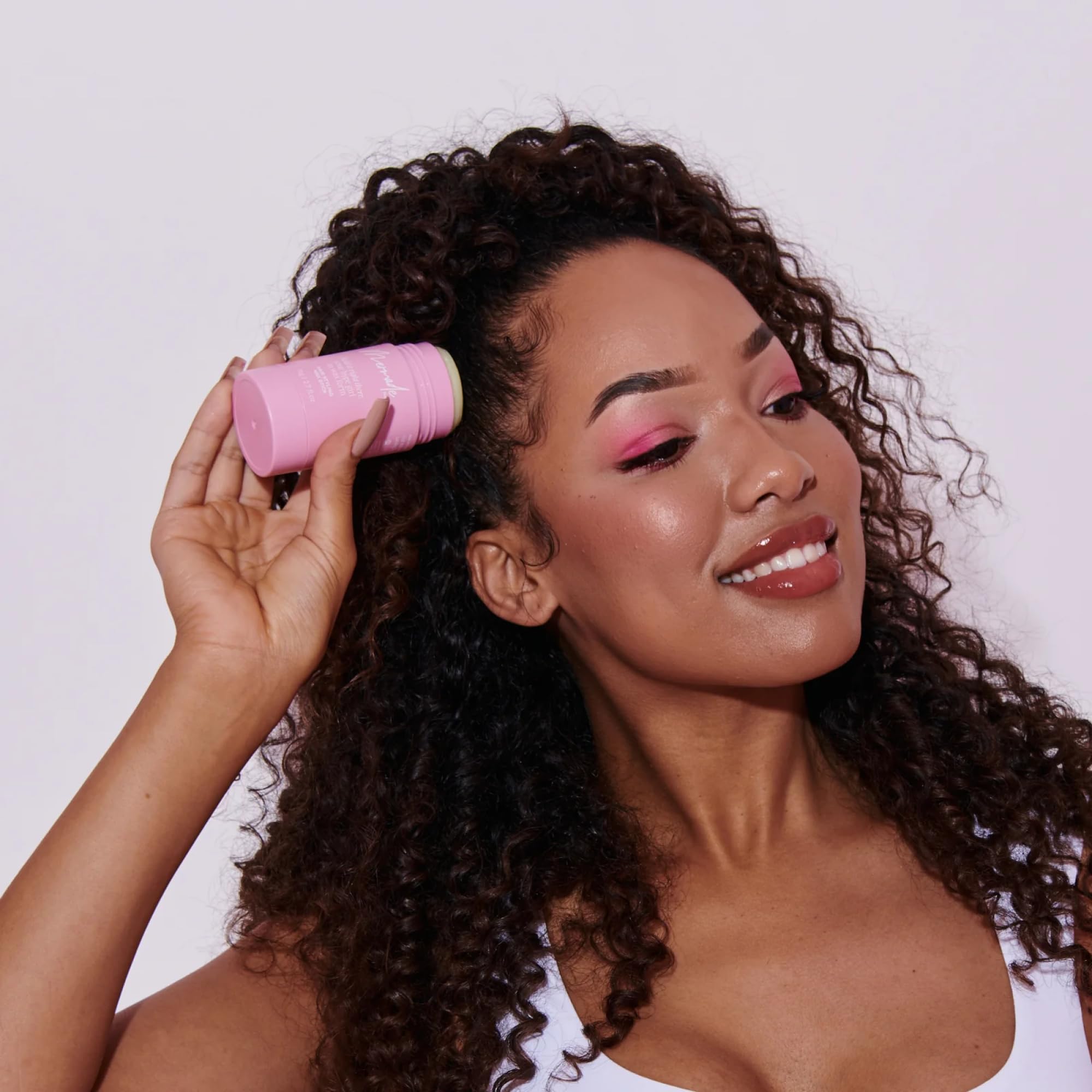 Mermade Hair stick pink pack on-the-go touch-ups for flawless hair.