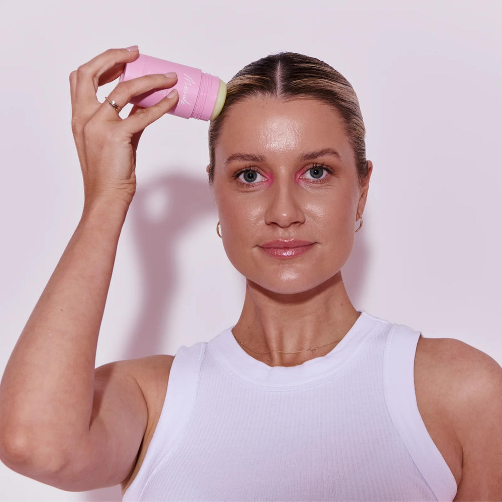 Mermade Hair wax stick pink pack sulfate-free formula for all hair types.
