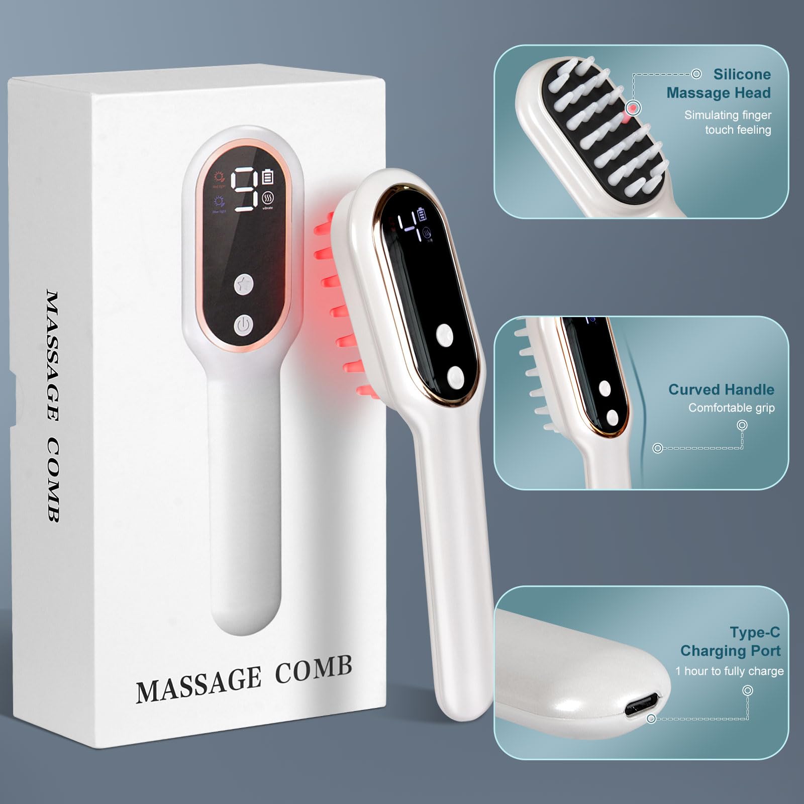 MERNUNUX compact-portable-hair-growth-tool fits in a bag for travel care.