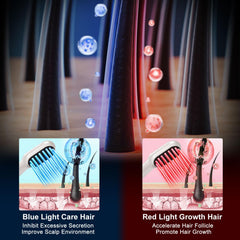 MERNUNUX handheld-comb-shaped-hair-regrowth-device for easy, precise scalp access during sessions.