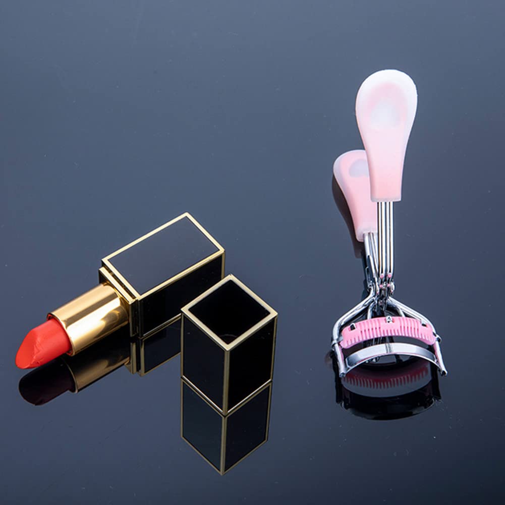 MERVK eyelash curler stainless steel body for durability.