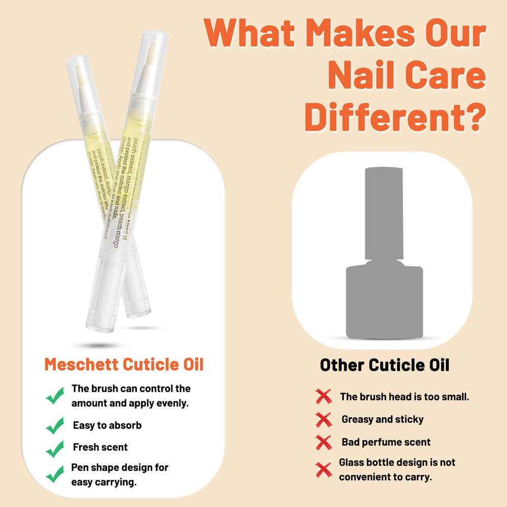 Meschett cuticle oil pen pineapple-lemon scent for refreshing use.