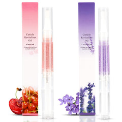 Meschett cuticle oil pen pack Cherry and Lavender for convenient nail care