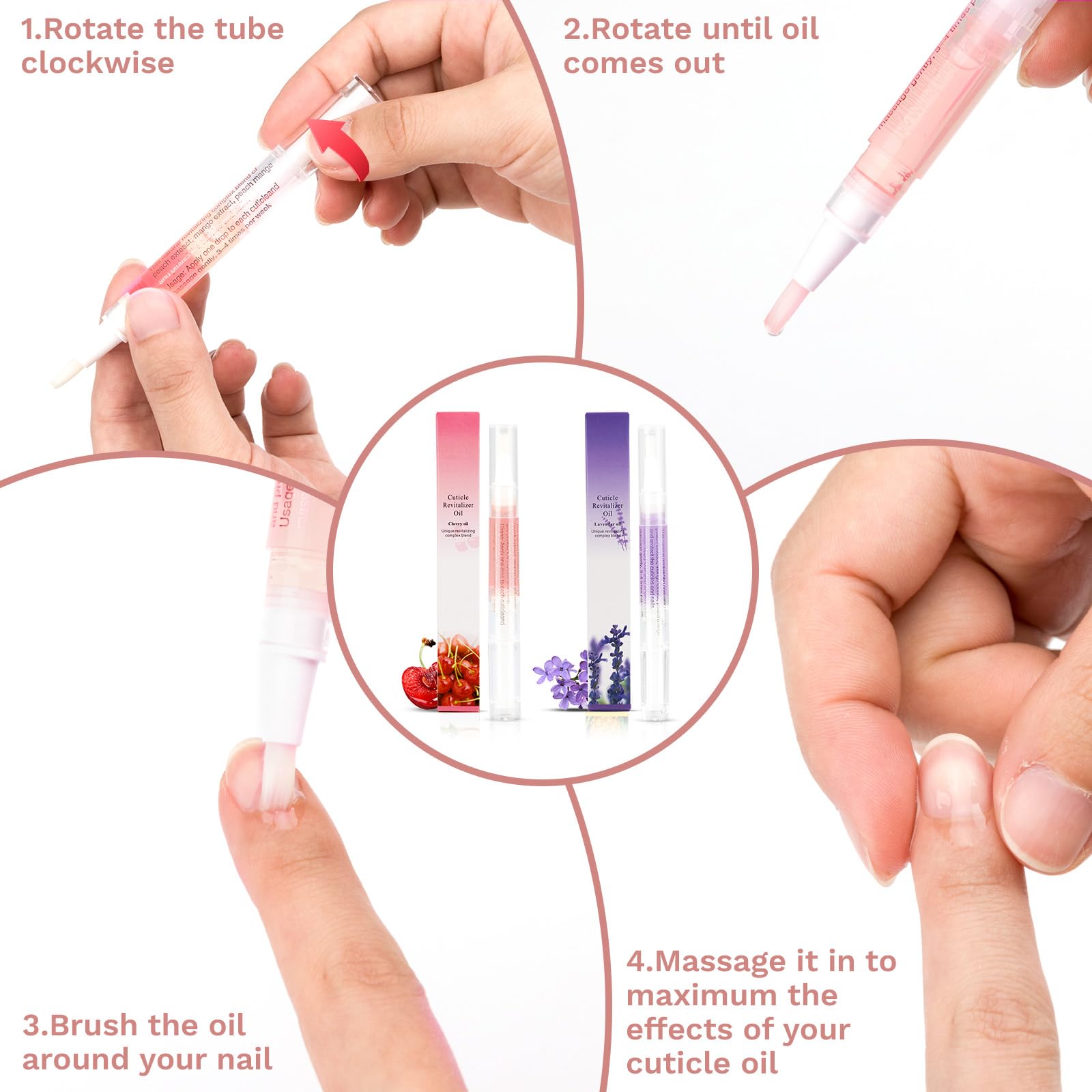 Meschett plant-based formula oil pen emphasizes gentle nourishment for nails