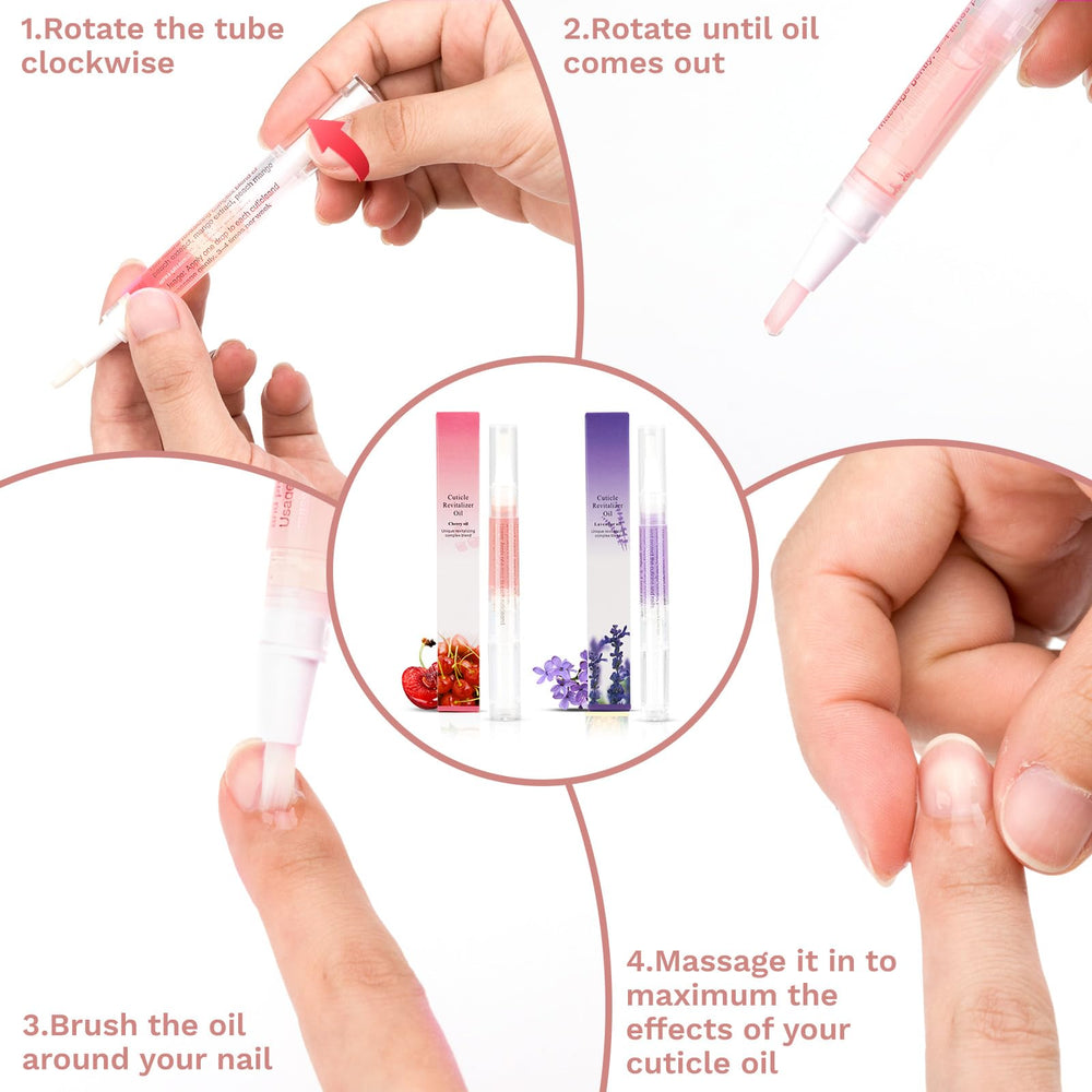 Meschett plant-based formula oil pen emphasizes gentle nourishment for nails