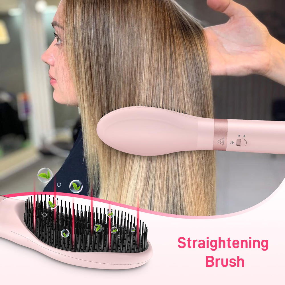 MESCOMB ionic frizz-control aids smoother, shinier hair.