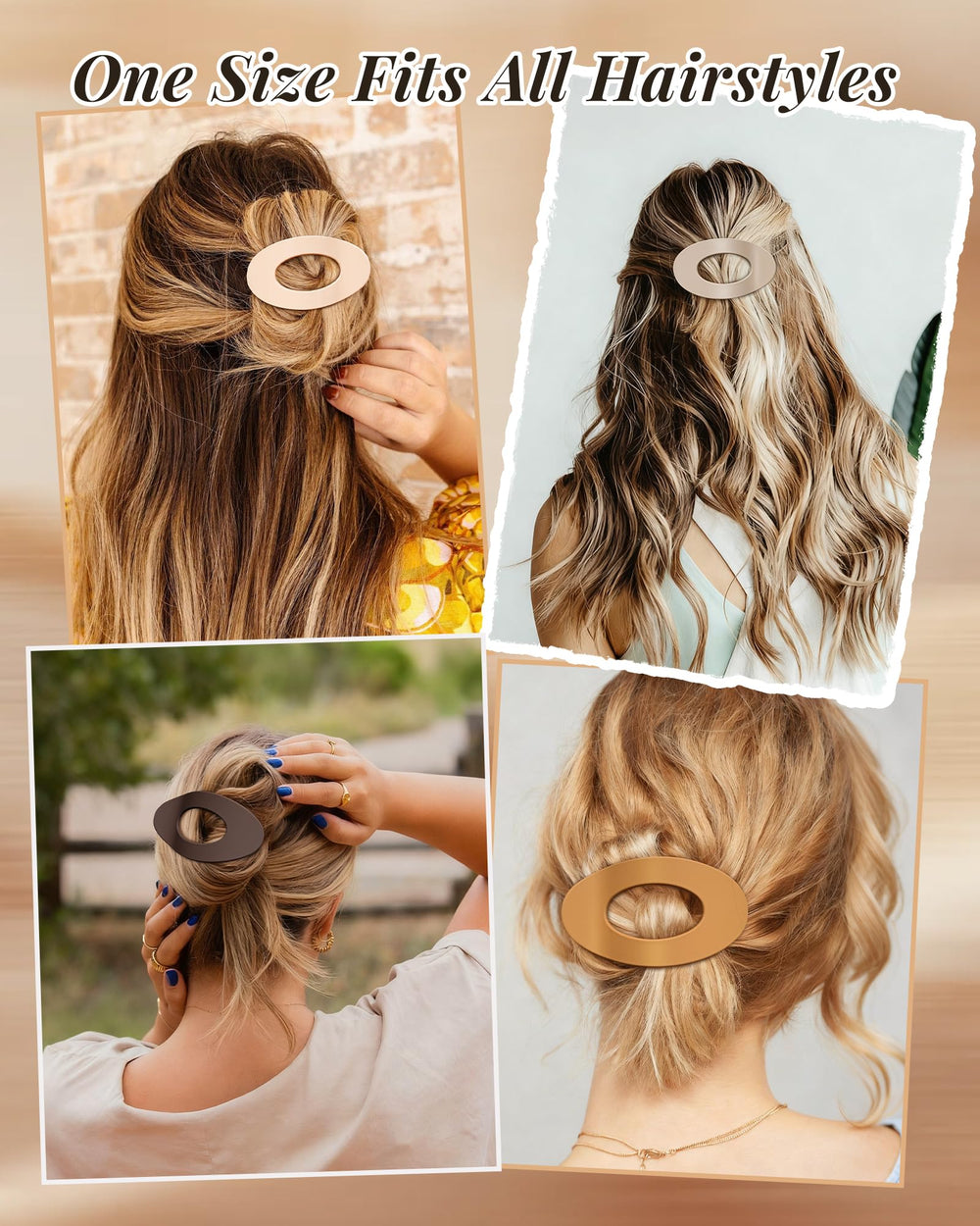 Mesovor flat hair clip ideal for yoga and driving sessions to secure hair during activity.