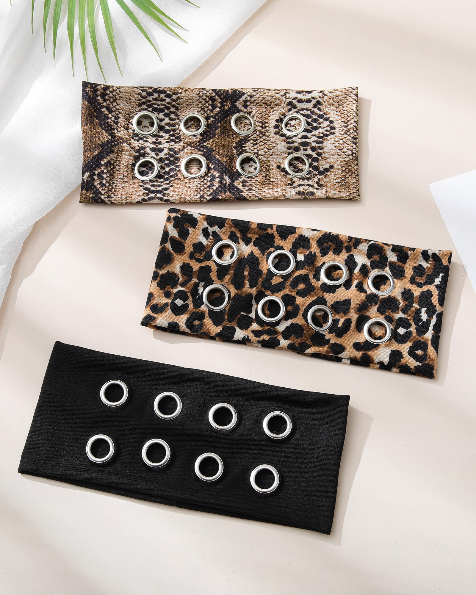 Mesovor headbands festival-ready look pairs with tees and denim
