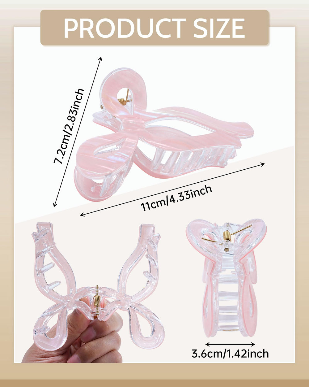 Mesovor Mermaid Stripes bow clips arranged for elegant updo styling