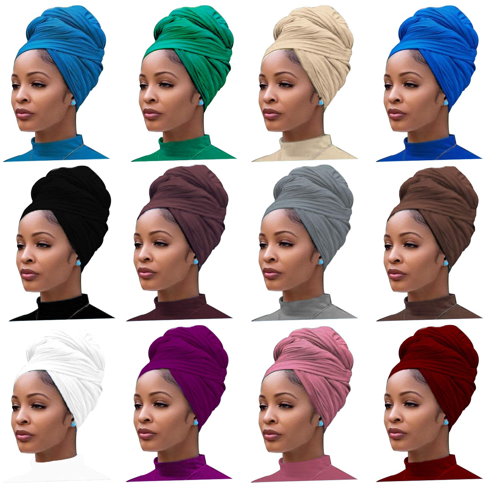 Messen headwrap Set 01 variety of colors for daily outfits