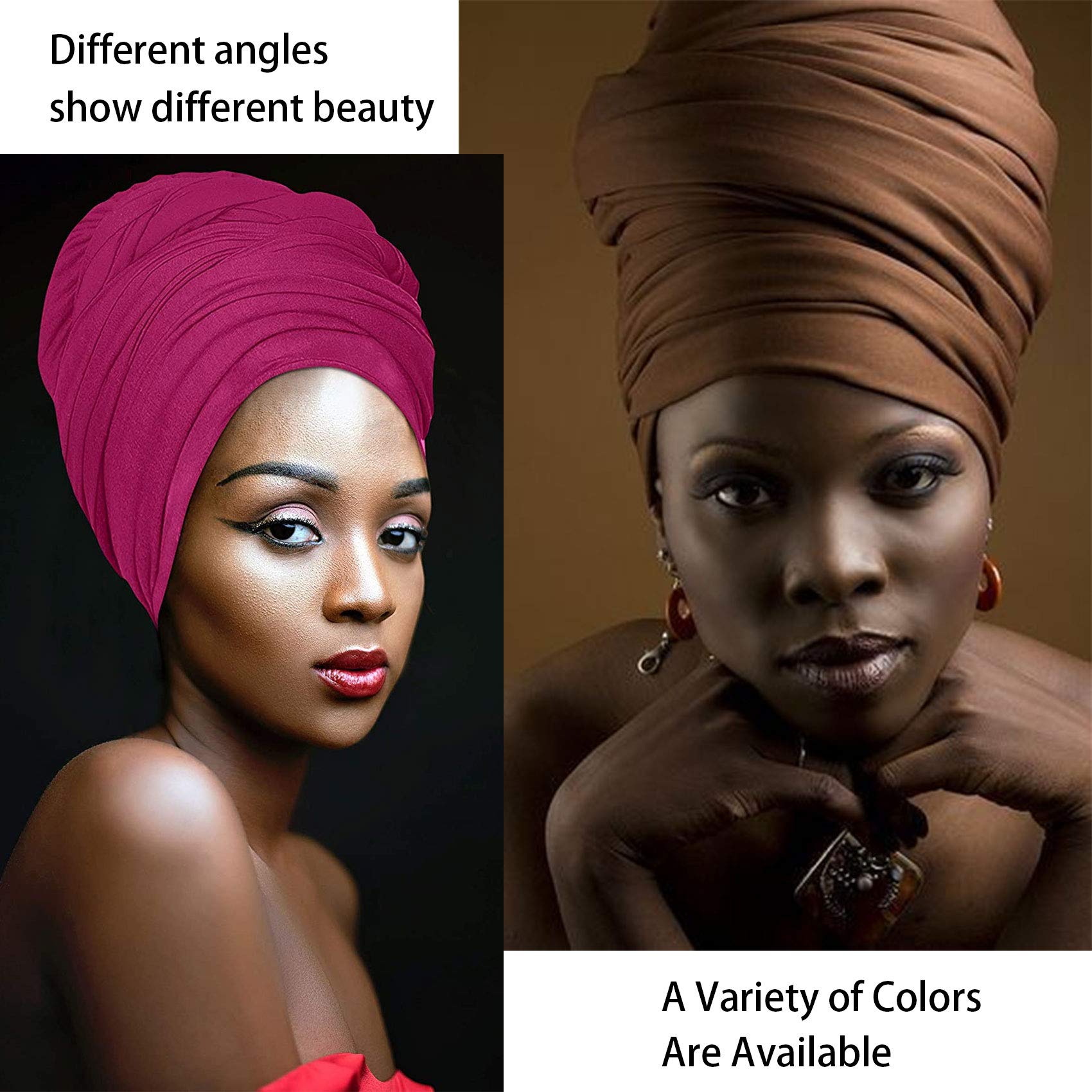 Messen headwrap Set 01 instructional video for styling ideas