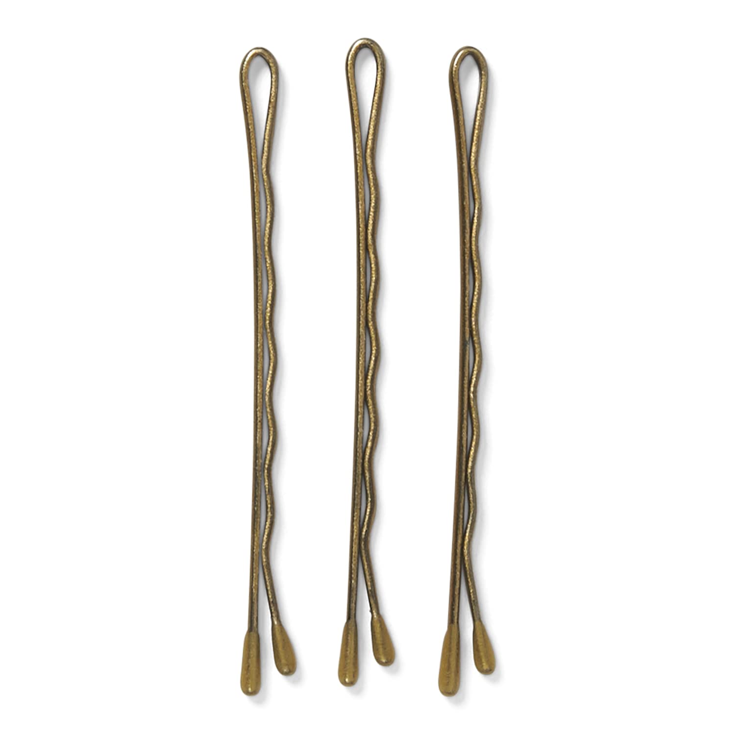Metagrip Blonde Bobby Pins close-up rust-resistant tips ensure lasting durability for everyday styling.