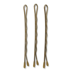 Metagrip Blonde Bobby Pins close-up rust-resistant tips ensure lasting durability for everyday styling.