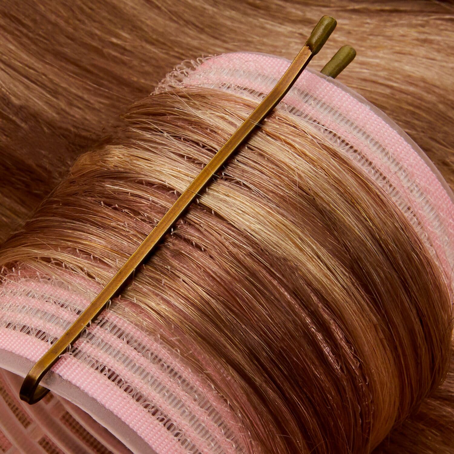 MetaGrip Bronze Premium Roller Pins 70-count bulk pack for pro studios and salons.