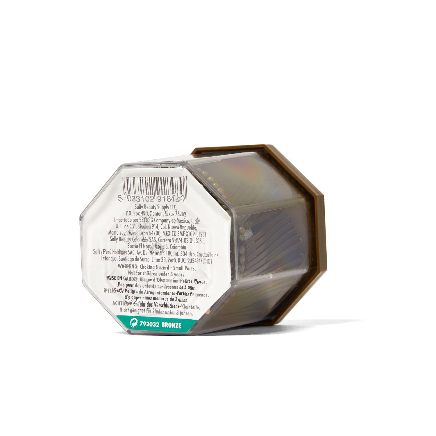 MetaGrip Bronze Premium Roller Pins hair-stylist-use demonstrates secure grip during long sessions.