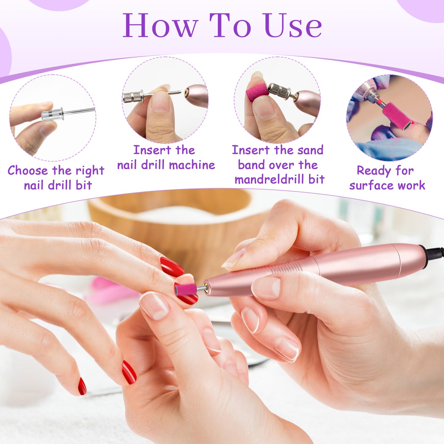 METEOROCK durable sanding bands offer long-lasting performance in salon work.