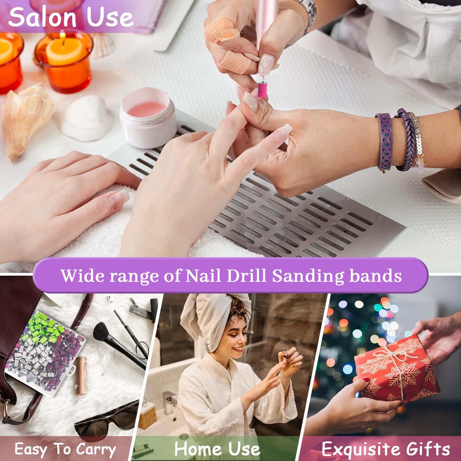METEOROCK manicure-pedicure application demonstrates time-saving benefits.