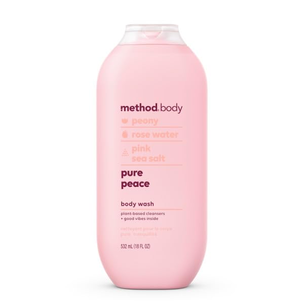 Method Pure Peace bottle for a calming evening ritual.