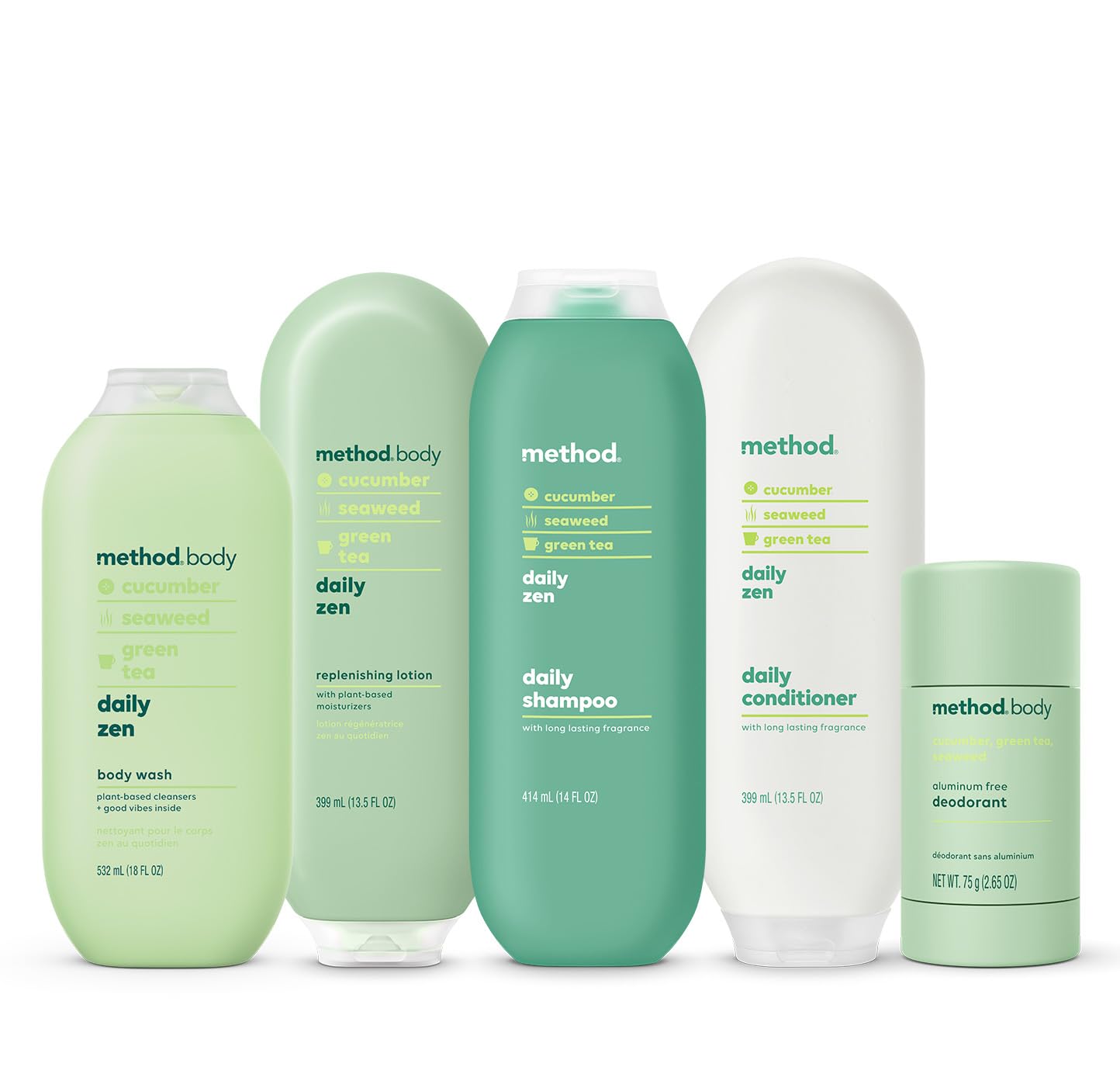 Method Daily Lotion cruelty-free label confirms ethical, animal-free production.