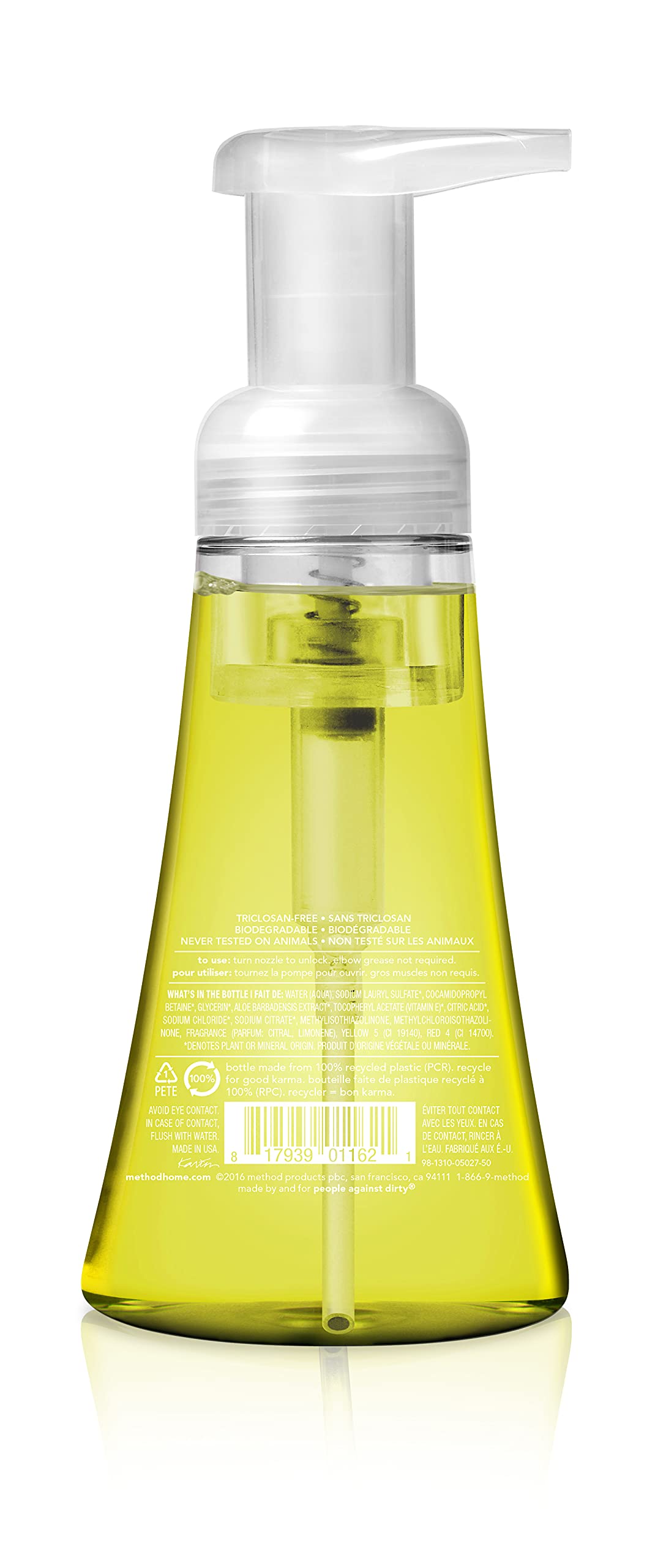 Method Foaming Hand Soap Lemon Mint pack3 ready for family use in shared spaces.