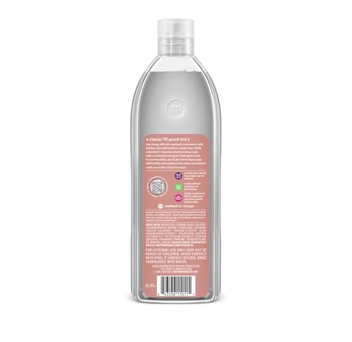 Method Vanilla + Raspberry label close-up showing fragrance and plant-based formula
