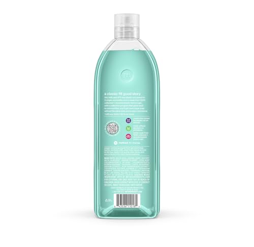Method Gel Hand Soap Waterfall label close-up highlights clean, plant-based formula.