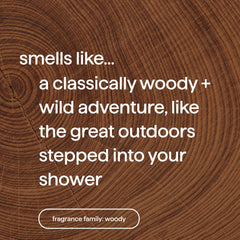 Method Men Cedar Cypress forest-fragrance close-up highlights woodsy scent for refreshing mornings.