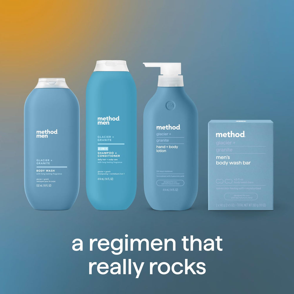 Method Men cruelty-free logo communicates ethical product.